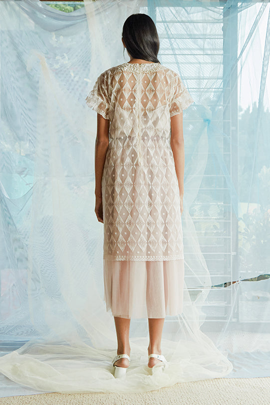 Tekat Dress No. 4 in Creme