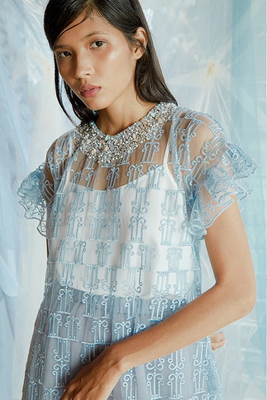 Tekat Dress No. 4 in Blue