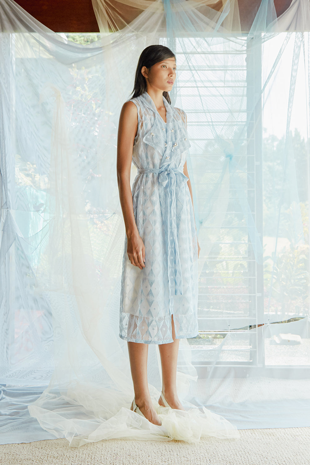 Tekat Dress No. 8 in Blue