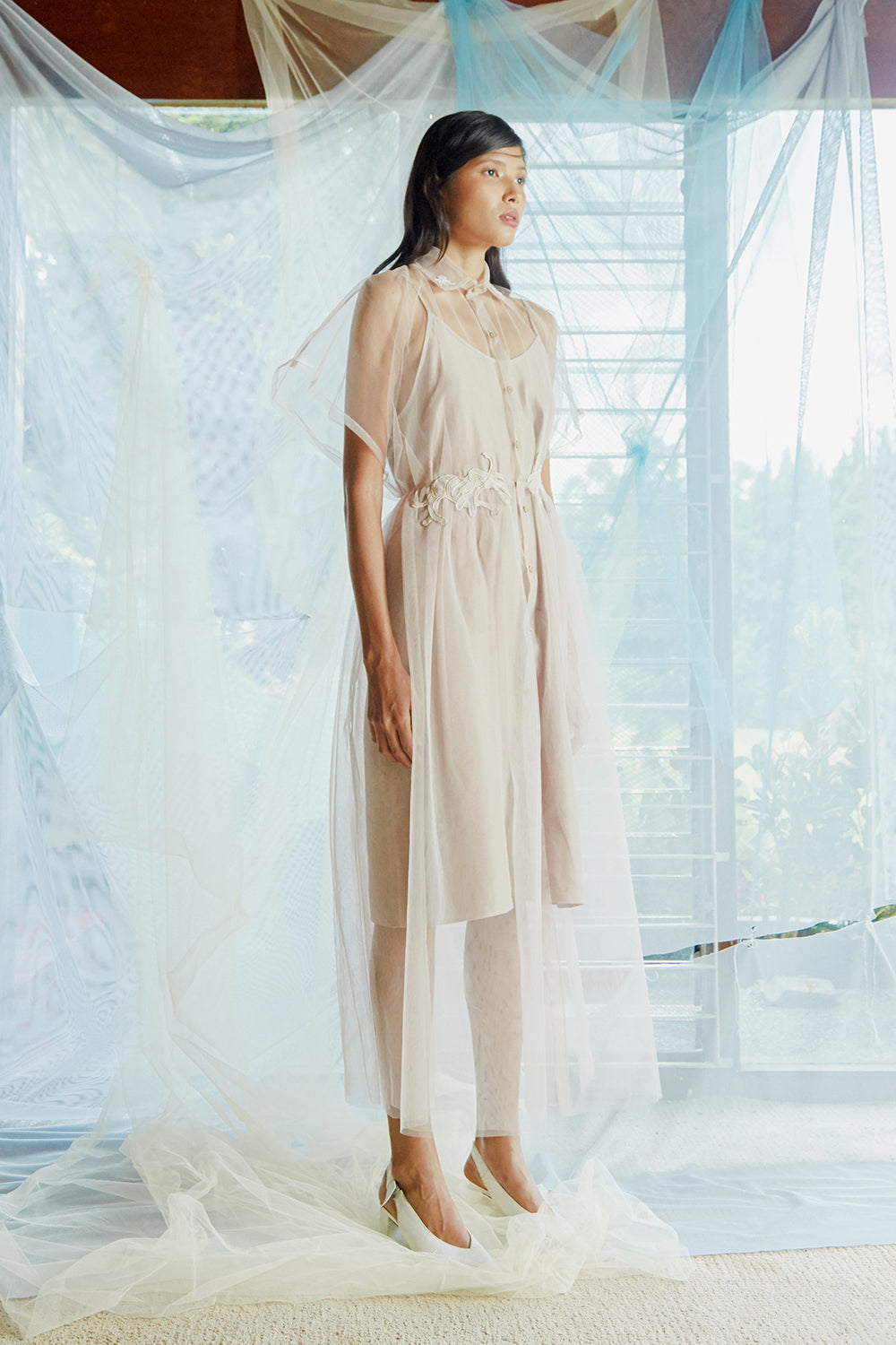 Tekat Dress No. 7 in Creme