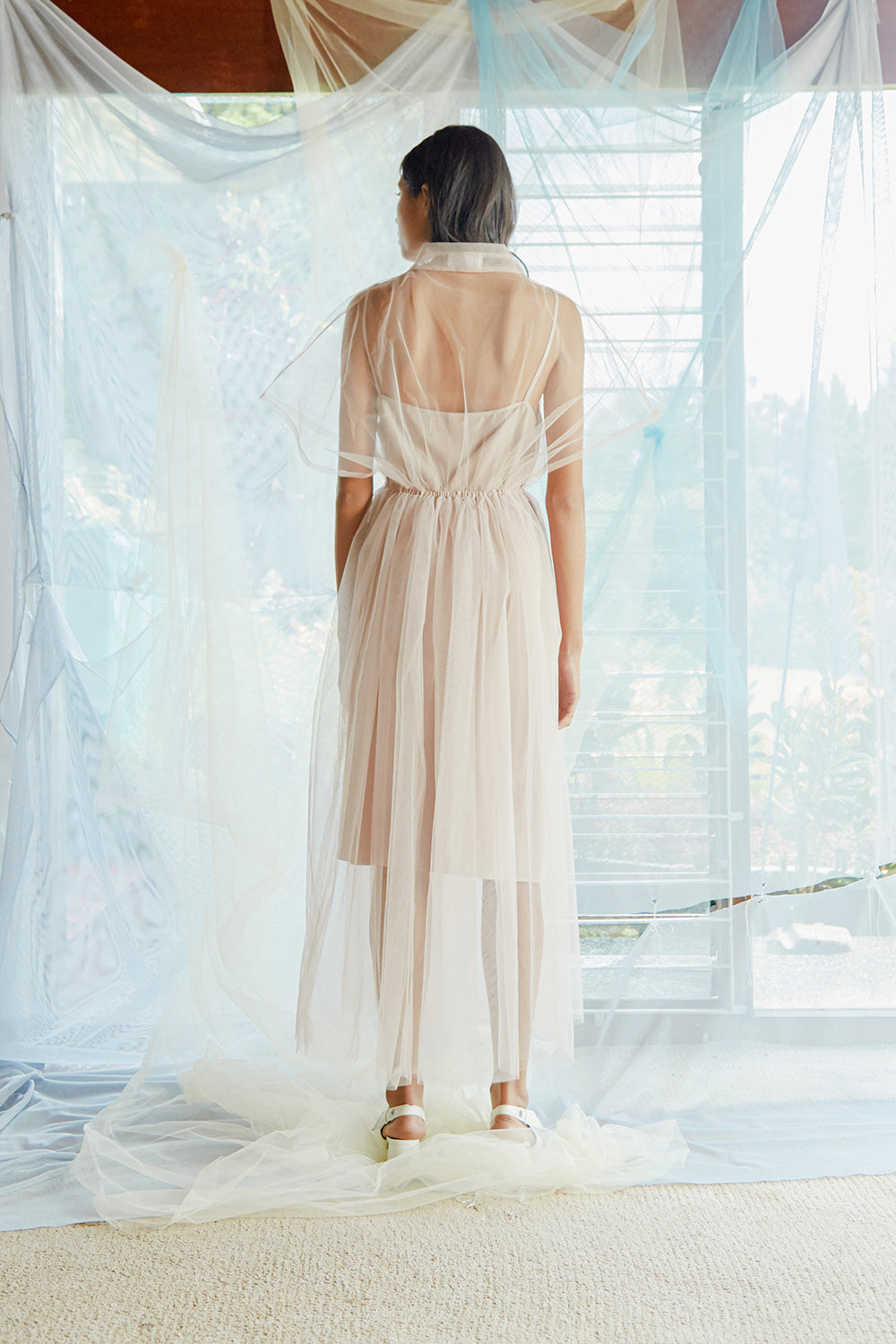 Tekat Dress No. 7 in Creme
