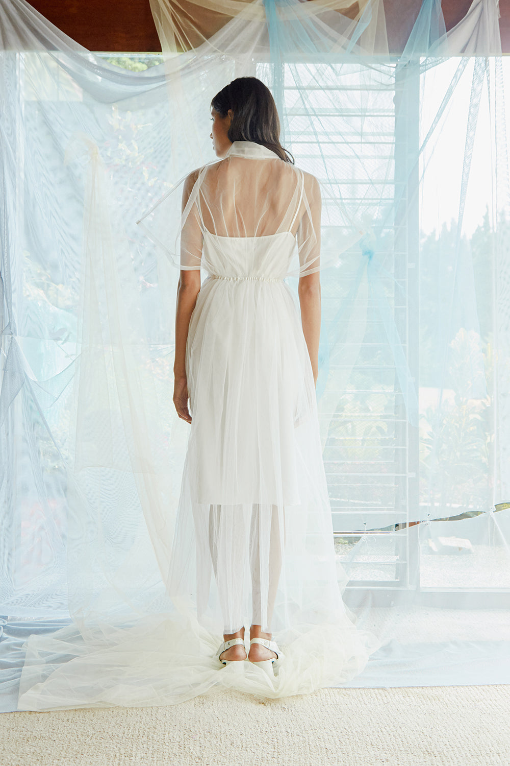 Tekat Dress No. 7 in White